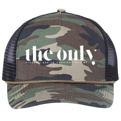 The Only Person I Had To Convince Was Me Mental Health Retro Rope Trucker Hat Cap