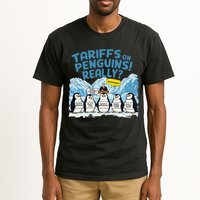 Tariffs On Penguins Really No Exceptions Penguins Protest Tall T-Shirt