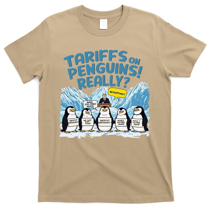 Tariffs On Penguins Really No Exceptions Penguins Protest T-Shirt
