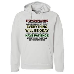 Test Of Patience Babbitt Revived Performance Fleece Hoodie