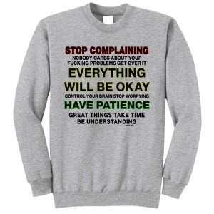 Test Of Patience Babbitt Revived Tall Sweatshirt