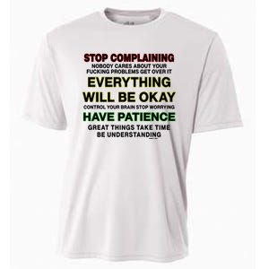 Test Of Patience Babbitt Revived Cooling Performance Crew T-Shirt