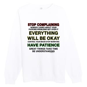 Test Of Patience Babbitt Revived Premium Crewneck Sweatshirt