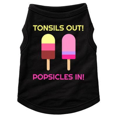 Tonsils Out Popsicles In Funny Tonsil Surgery Get Well Doggie Tank
