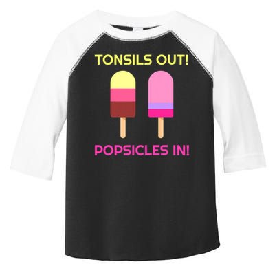 Tonsils Out Popsicles In Funny Tonsil Surgery Get Well Toddler Fine Jersey T-Shirt