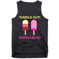 Tonsils Out Popsicles In Funny Tonsil Surgery Get Well Tank Top