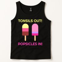 Tonsils Out Popsicles In Funny Tonsil Surgery Get Well Tank Top