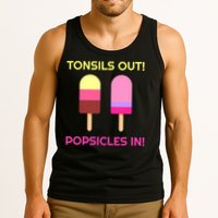 Tonsils Out Popsicles In Funny Tonsil Surgery Get Well Tank Top