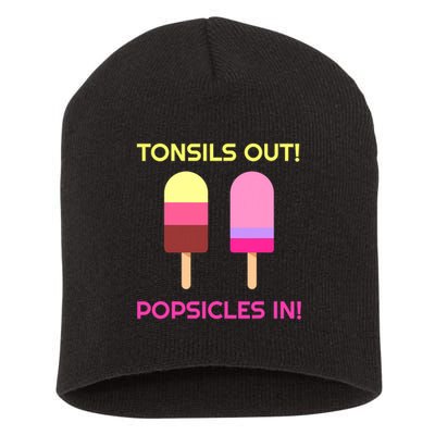 Tonsils Out Popsicles In Funny Tonsil Surgery Get Well Short Acrylic Beanie