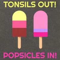 Tonsils Out Popsicles In Funny Tonsil Surgery Get Well Cotton Canvas Backpack