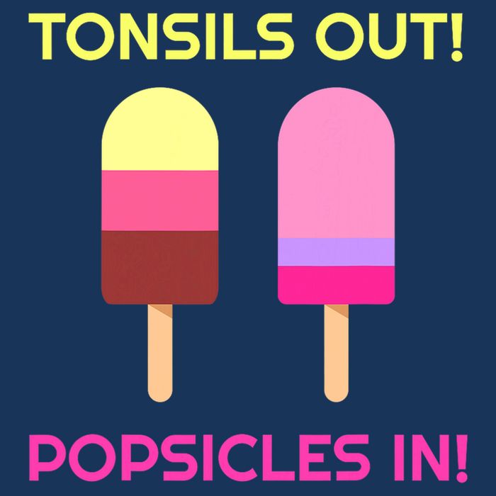 Tonsils Out Popsicles In Funny Tonsil Surgery Get Well Infant Baby Jersey Bodysuit