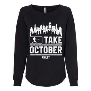 Take October Philadelphia Womens California Wash Sweatshirt