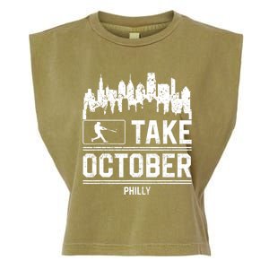 Take October Philadelphia Garment-Dyed Women's Muscle Tee