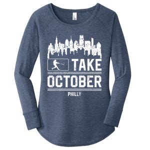 Take October Philadelphia Women's Perfect Tri Tunic Long Sleeve Shirt