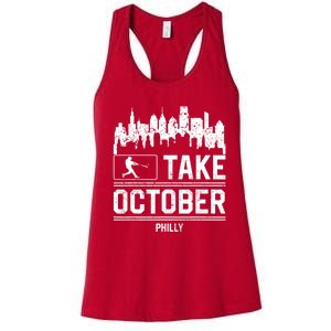 Take October Philadelphia Women's Racerback Tank