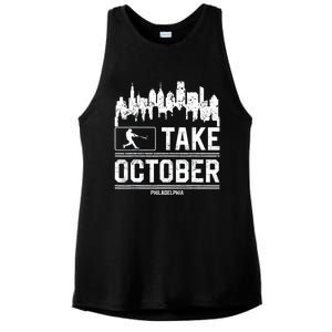 Take October Philadelphia Ladies PosiCharge Tri-Blend Wicking Tank