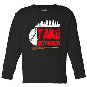 Take October Philadelphia Toddler Long Sleeve Shirt