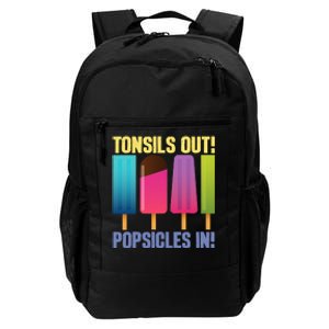 Tonsils Out Popsicles In Tonsillectomy Removal Surgery Daily Commute Backpack