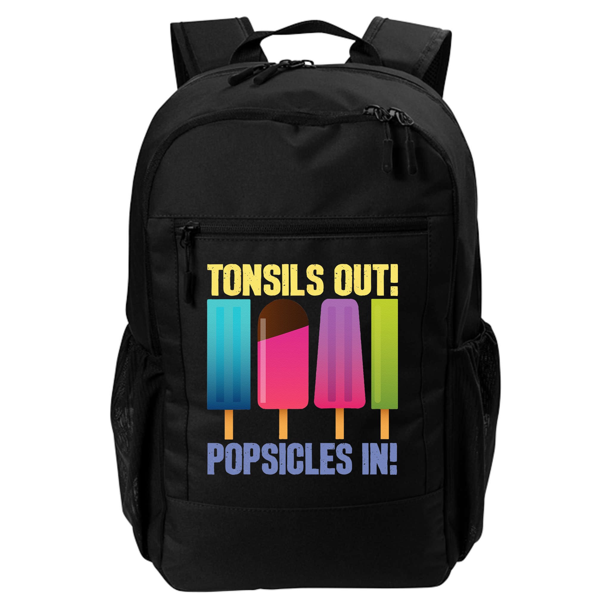 Tonsils Out Popsicles In Tonsillectomy Removal Surgery Backpack