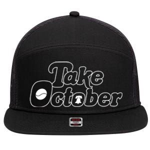 Take October Philadelphia 7 Panel Mesh Trucker Snapback Hat