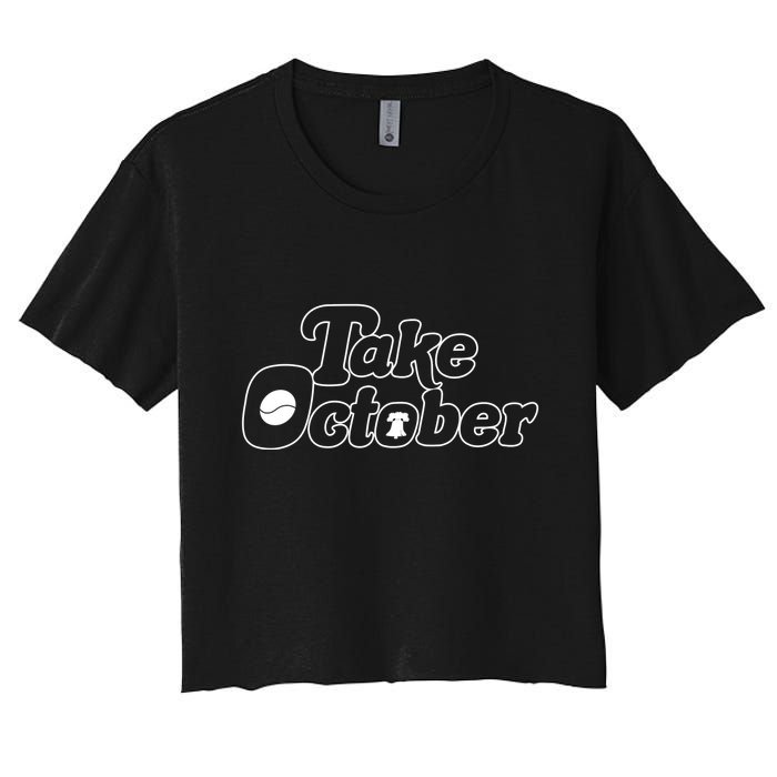 Take October Philadelphia Women's Crop Top Tee