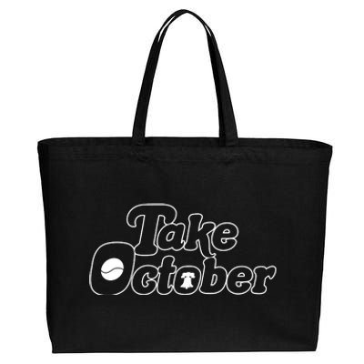 Take October Philadelphia Cotton Canvas Jumbo Tote