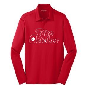 Take October Philadelphia Silk Touch Performance Long Sleeve Polo