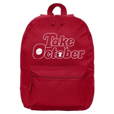 Take October Philadelphia 16 in Basic Backpack