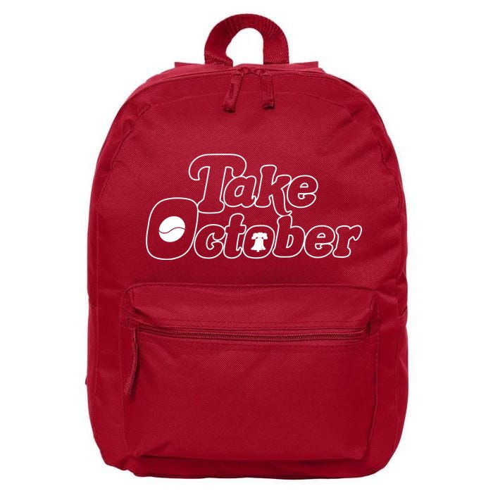 Take October Philadelphia 16 in Basic Backpack