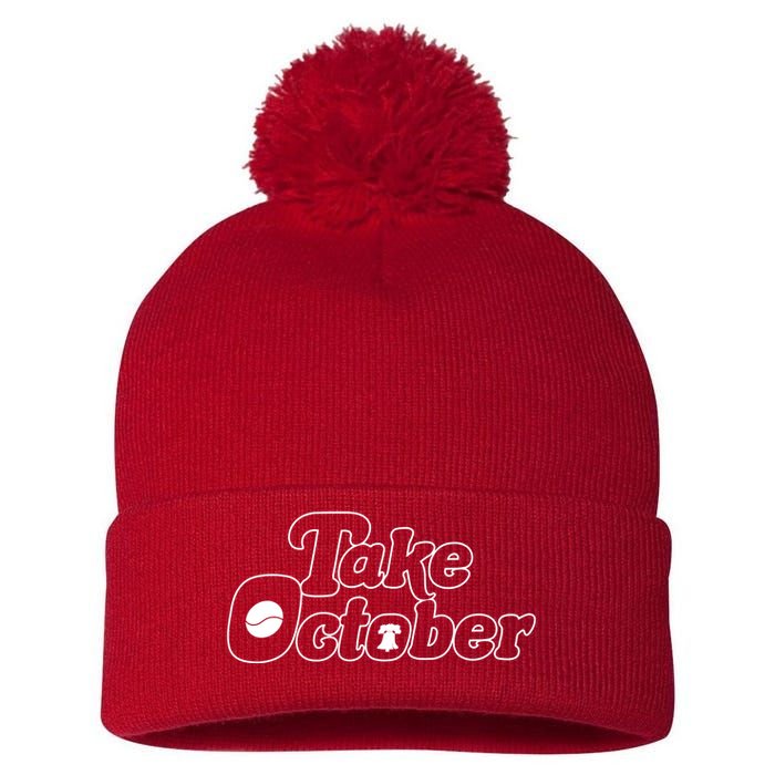 Take October Philadelphia Pom Pom 12in Knit Beanie