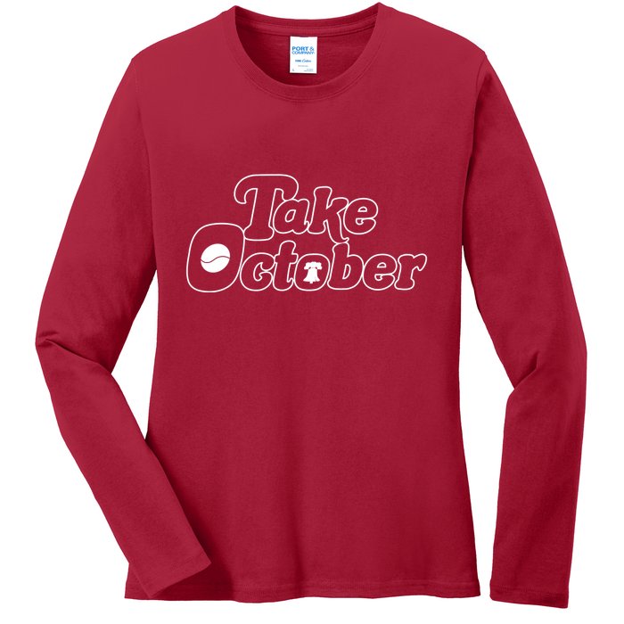 Take October Philadelphia Ladies Long Sleeve Shirt