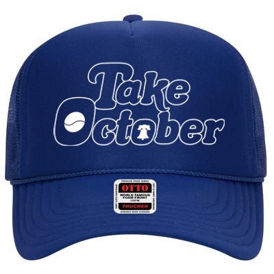 Take October Philadelphia High Crown Mesh Back Trucker Hat