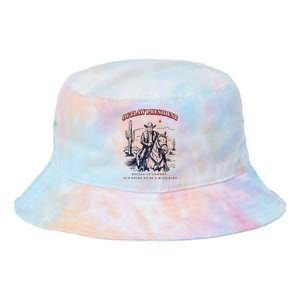 The Outlaw President Trump Western Donald Trump Cowboy Tie Dye Newport Bucket Hat