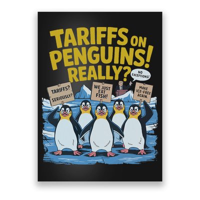 Tariffs On Penguins Really Heard Island Penguin Resistance Poster