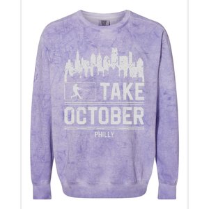 Take October Philadelphia Colorblast Crewneck Sweatshirt