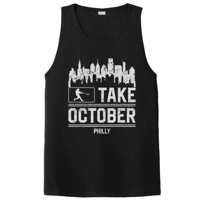 Take October Philadelphia PosiCharge Competitor Tank