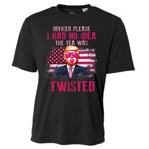 Trump Officer Please I Had No Idea The Tea Was Twisted Cooling Performance Crew T-Shirt