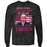 Trump Officer Please I Had No Idea The Tea Was Twisted Tie-Dye Long Sleeve Shirt