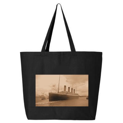 Titanic Original Photo Sepia 1912 25L Jumbo Tote