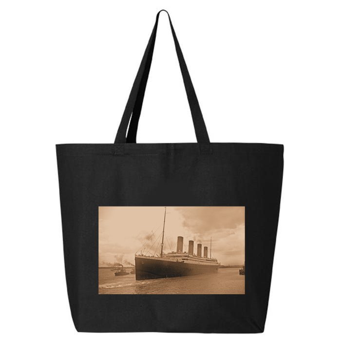 Titanic Original Photo Sepia 1912 25L Jumbo Tote
