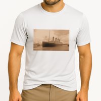 Titanic Original Photo Sepia 1912 Cooling Performance Crew T-Shirt