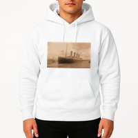 Titanic Original Photo Sepia 1912 Hoodie