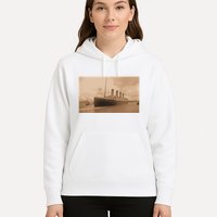 Titanic Original Photo Sepia 1912 Hoodie
