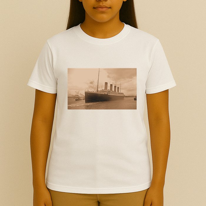 Titanic Original Photo Sepia 1912 T-Shirt