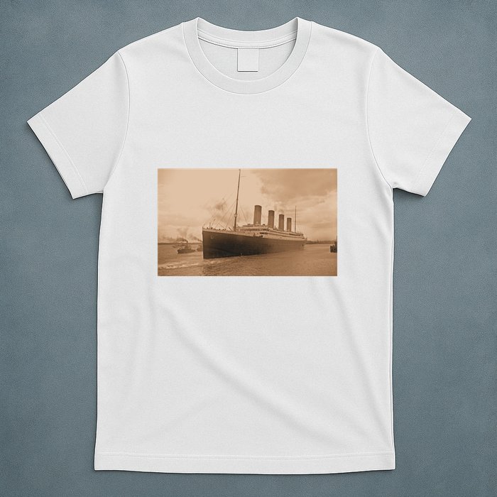 Titanic Original Photo Sepia 1912 T-Shirt