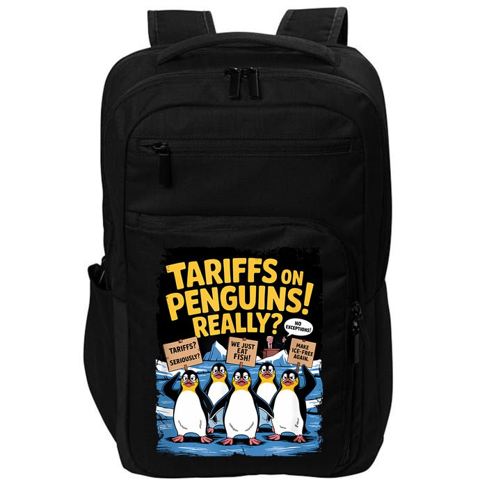 Tariffs On Penguins Heard Island Funny Trump Tariffs Impact Tech Backpack
