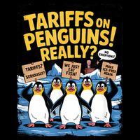 Tariffs On Penguins Heard Island Funny Trump Tariffs Impact Tech Backpack