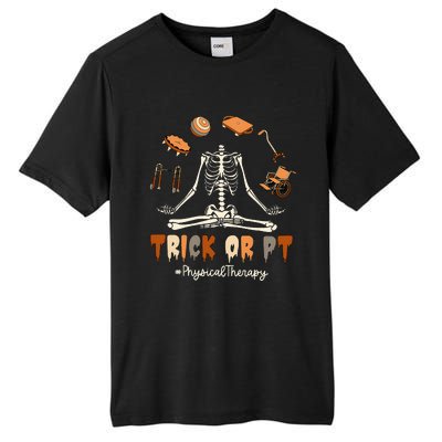 Trick Or PT Physical Therapy Skeleton Halloween Doctor PTA Tall Fusion ChromaSoft Performance T-Shirt