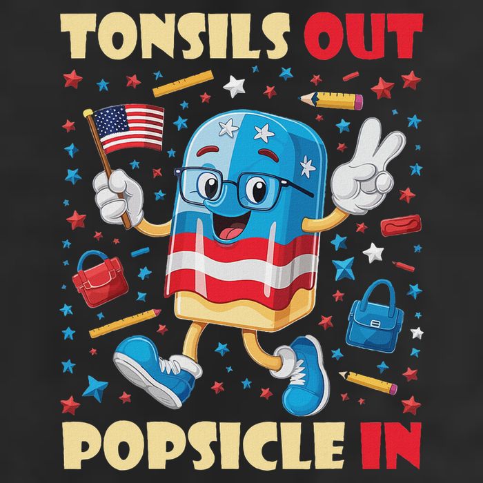 Tonsils Out Popsicles In Patriotic Usa Flag 4th Of July 15oz Campfire Ceramic Mug