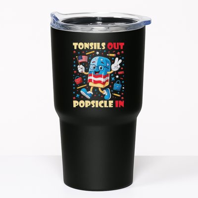 Tonsils Out Popsicles In Patriotic Usa Flag 4th Of July Tumbler